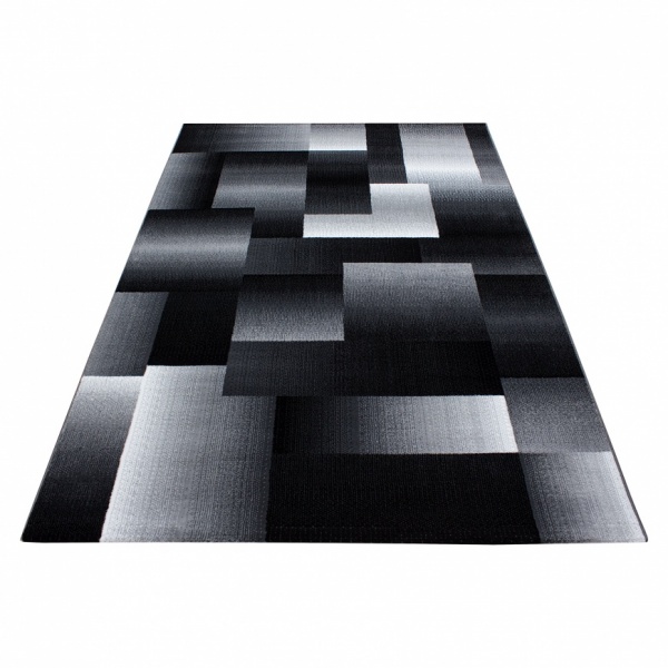 Miami Geometric Modern Black Rug